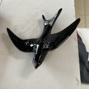 Hirondelle noir grand modèle