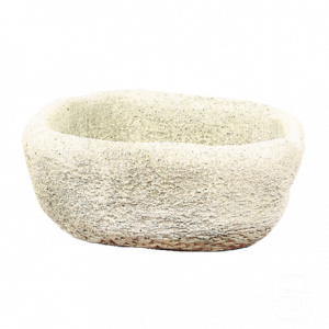 Auge ovale – Jardinière décorative en pierre reconstituée 15 L