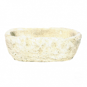 Auge ovale – Jardinière décorative en pierre reconstituée 19 L