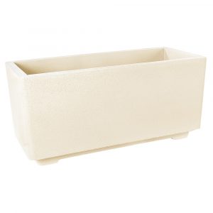 Bac à plantes en béton pressé 80 L – Bac 843 design pour terrasse et jardin