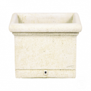 Bac carré lisse 25L – Pot de fleurs élégant