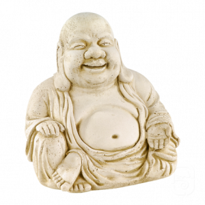 Bouddha Chinois Rieur en Pierre Reconstituée – Décoration Zen Intérieure et Extérieure