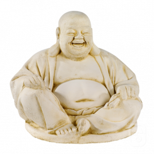 Statue Grand Bouddha Chinois Rieur – Décoration Zen pour Jardin