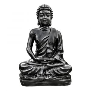 Grande Statue Bouddha en Méditation 150 cm – Pierre Reconstituée pour Jardin Zen