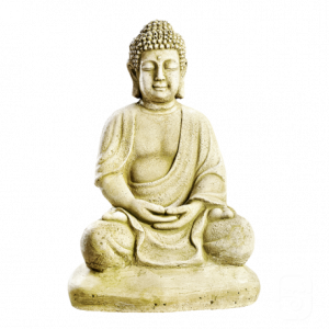 Statue Bouddha de Jardin en Pierre Reconstituée – Ambiance Zen et Évasion