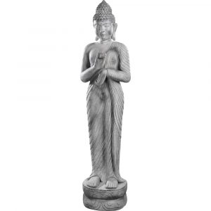 Statue Déesse Hindoue en Pierre Reconstituée 156 cm – Décoration Zen Intérieure et Extérieure