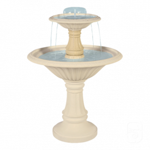 Fontaine centrale de jardin 900 à 2 niveaux – Élégance classique style Renaissance