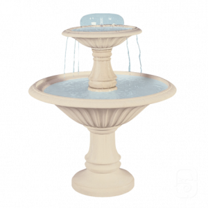 Fontaine centrale de jardin 909 à 2 niveaux – Style classique Renaissance