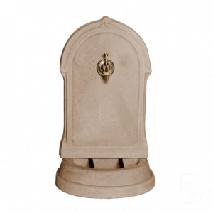 Fontaine Murale Alizé en Pierre Reconstituée – Jardin Élégant et Doux