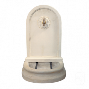 Fontaine Murale de Jardin Florence en Pierre Reconstituée – Inspiration Toscane Renaissance