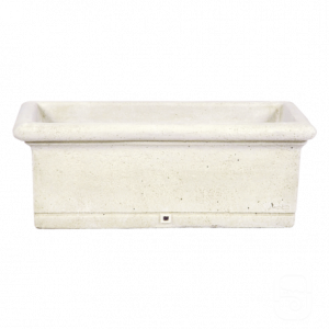 Jardinière longue 35L – Pot de fleurs long au charme vintage