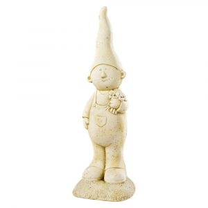 Statue Petit Lutin Garçon en Pierre  – Décoration de Jardin