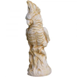 Statue Perroquet en Pierre Reconstituée – Décoration Intérieure et Extérieure