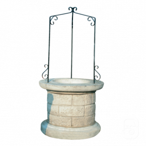 Puits Auvergnat en Pierre Vieillie – Jardin Rustique et Bucolique