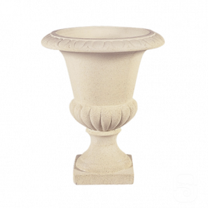 Vase Médicis M3 blanc – Vase décoratif classique 23 L pour terrasse et jardin