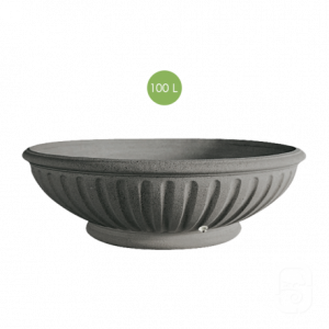 Vasque aquatique 90 cm – Vasque grand format gris anthracite rainurée