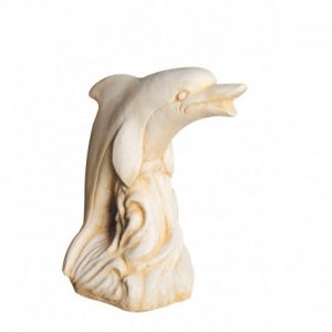Statue Dauphin Fontaine en Pierre Reconstituée Vieillie – Fabrication Française