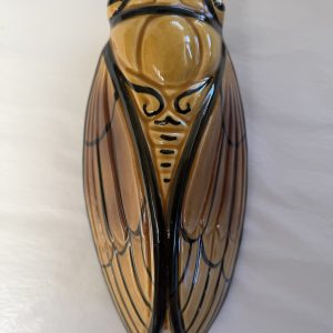 Grande cigale artisanale en céramique 30 cm peinte à la main – Décoration provençale fabriquée en France