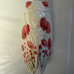 Cigale en céramique artisanale 19 cm peinte à la main – Décoration provençale fabriquée en France